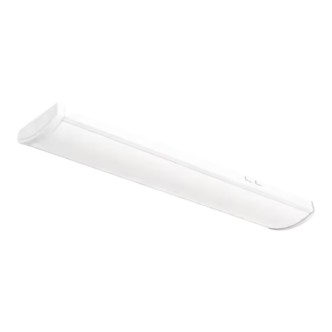 Lithonia Lighting FML4W 48 ALO6 8SWW2 TD 4 ft. 4000/5000/6000 Lumens Integrated LED Triac Dimming White Wraparound Light, Switchable Color Temperature