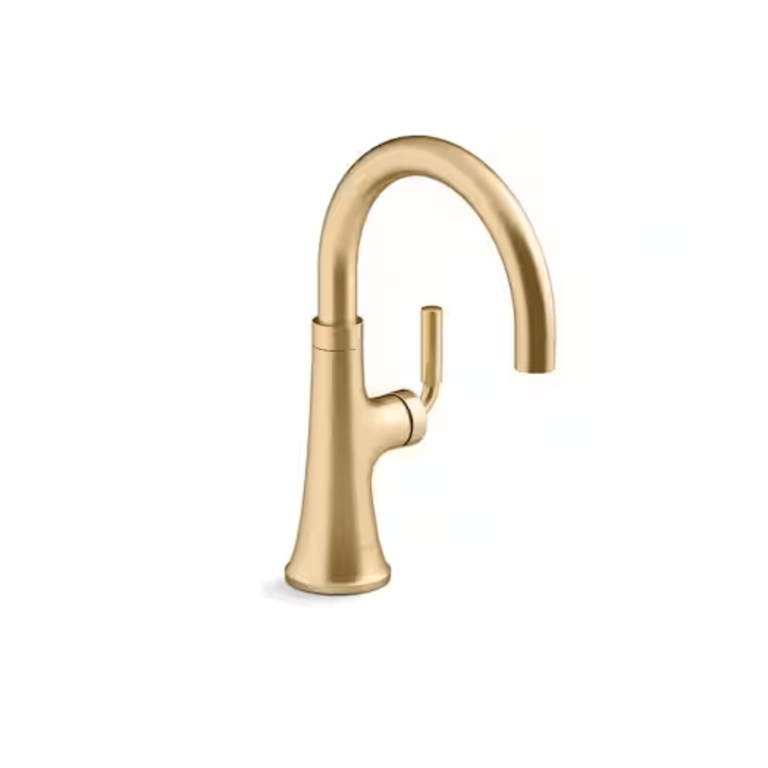 KOHLER 23767-2MB Tone Swing Spout Bar Faucet in Brushed Gold