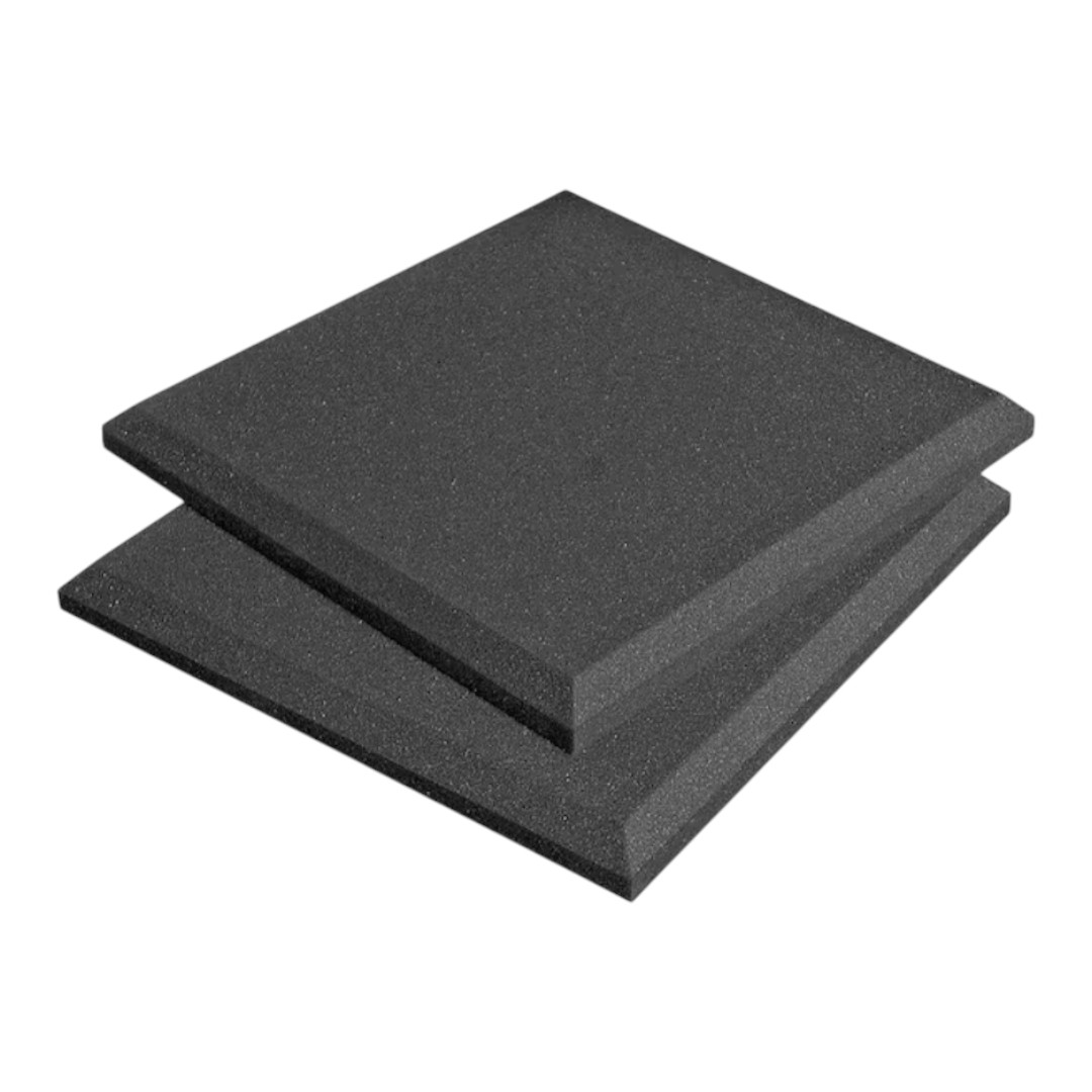 Auralex SFLAT1114CHA SonoFlat Panels - 1 ft. W x 1 ft. L x 2 in. H - Charcoal (14-Box)