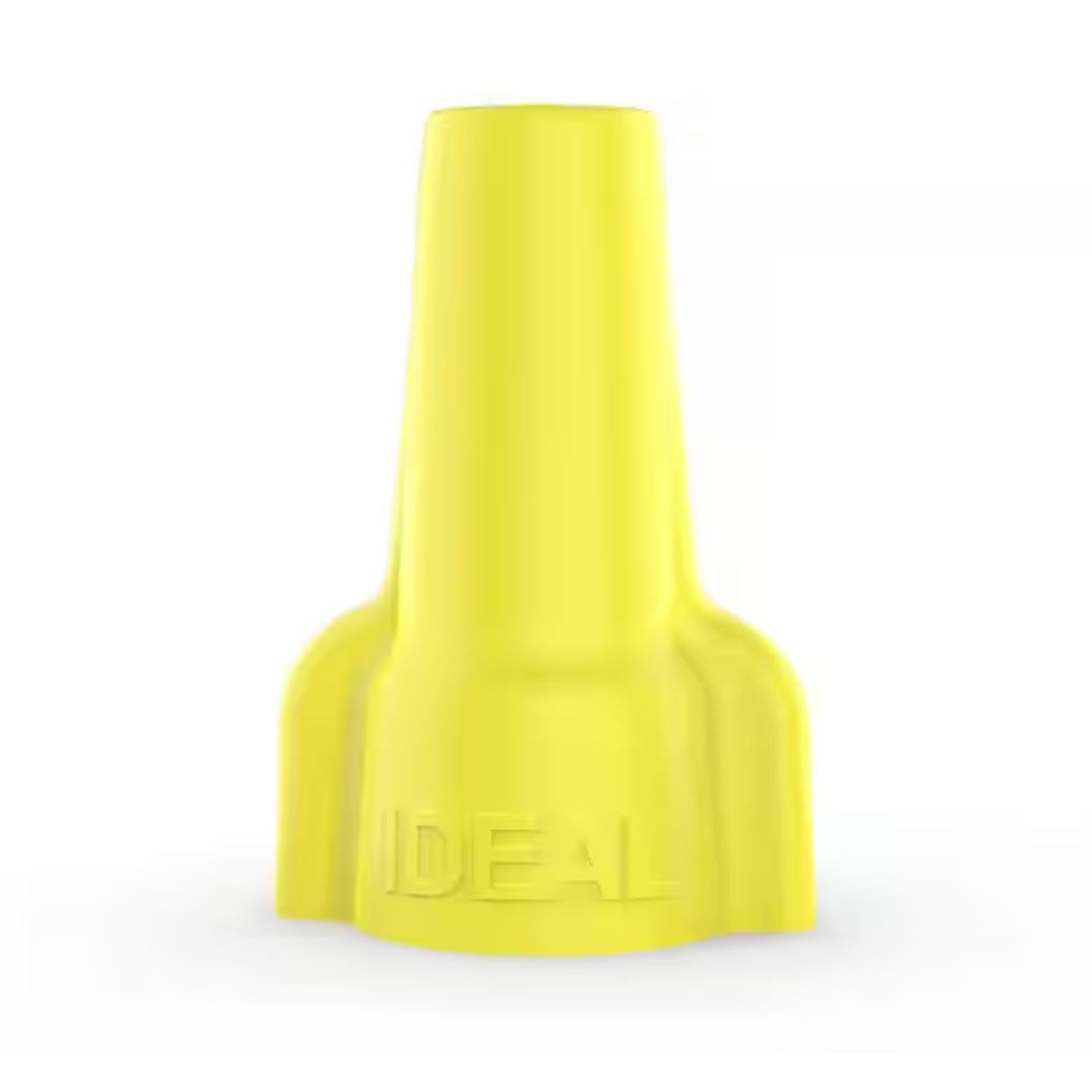 Ideal 30-651J Wing-Nut Wire Connector, 451 Yellow, Jar of 500
