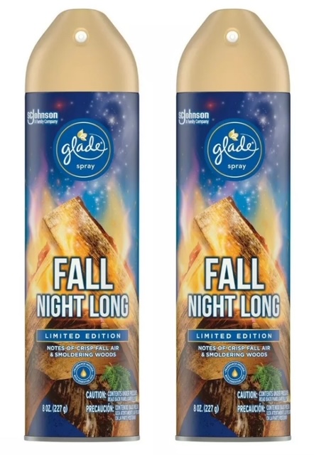 Glade Air Freshener Limited Edition Fall Night Long Spray 2-Pack