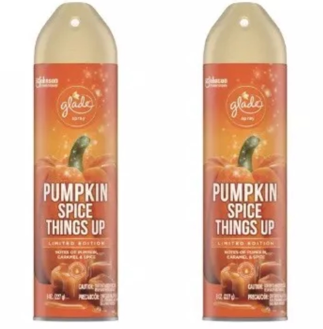 Glade Air Freshener PUMPKIN SPICE THINGS UP Limited Edition Spray 2-Pack