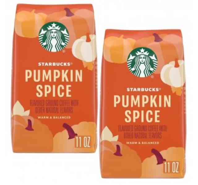Starbucks Pumpkin Spice Ground Coffee 11 oz 2-Bags
