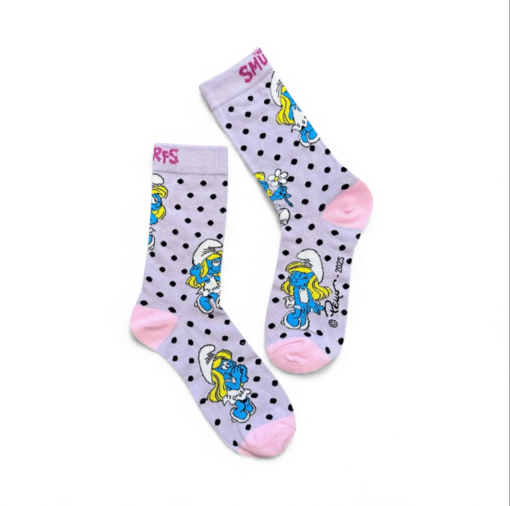The Smurf’s Cartoon Ladies Crew Socks (2-Pairs)