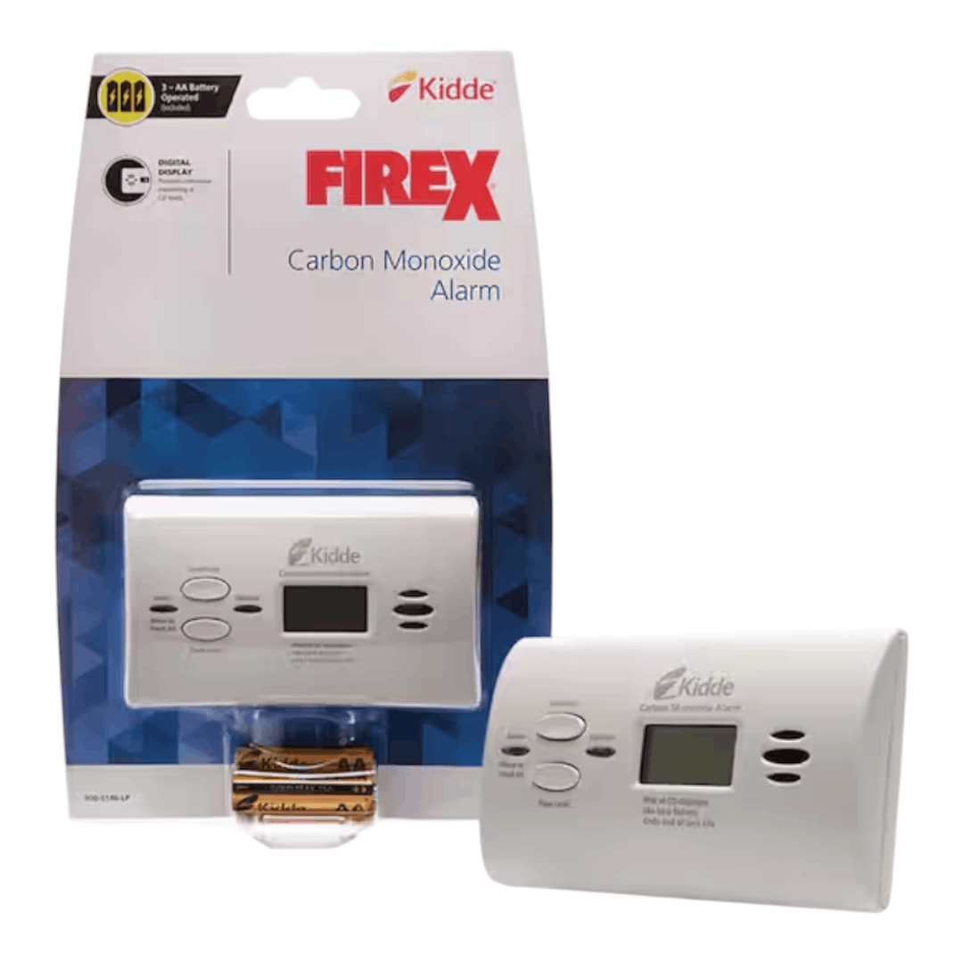 Kidde 21030262 Firex AA Battery Powered Digital Carbon Monoxide Detector 21030262