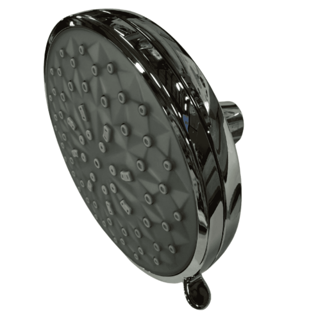 015-WS2-HF01CC 6-Spray 1.75 Flow Rate 5.5625 in. Wall-Mount Fixed Shower Head in Polished Chrome