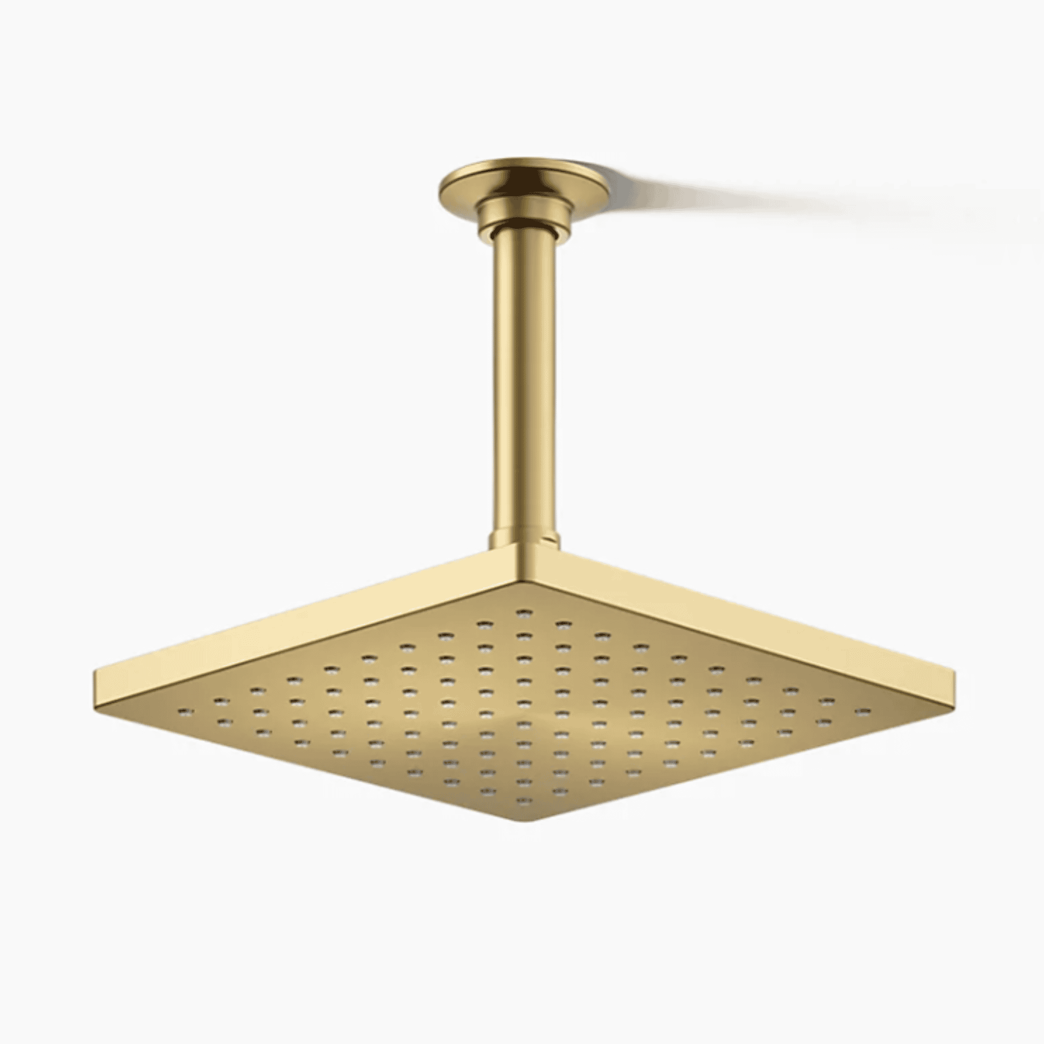 Kohler 26148-2MB Honesty 1-Spray Patterns 2.5 GPM 8-in Ceiling-Mount Fixed Shower Head in Vibrant Brushed Moderne Brass