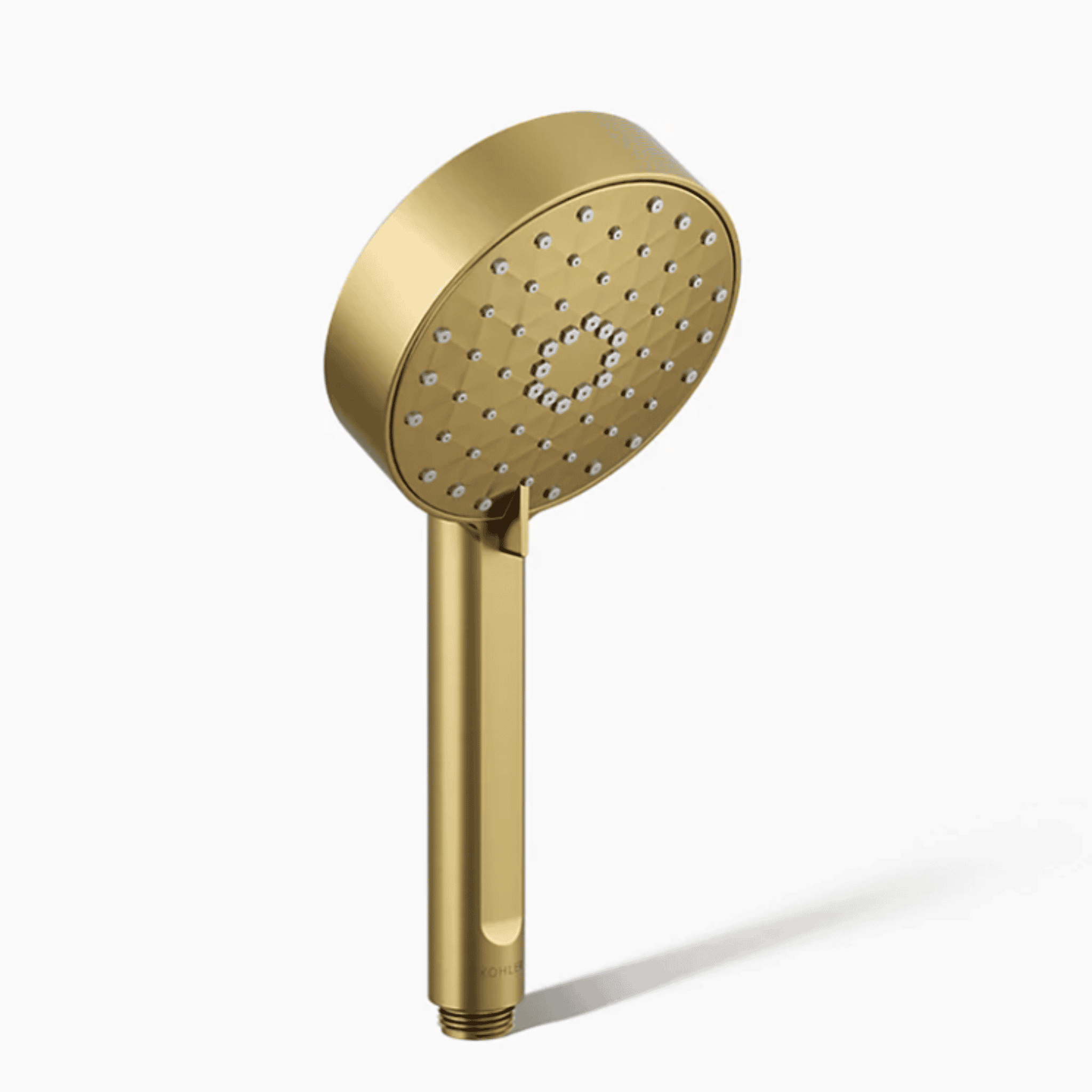 KOHLER Awaken G110 3-Spray Wall Mount Handheld Shower Head with 2.5 GPM in Vibrant Brushed Moderne Brass