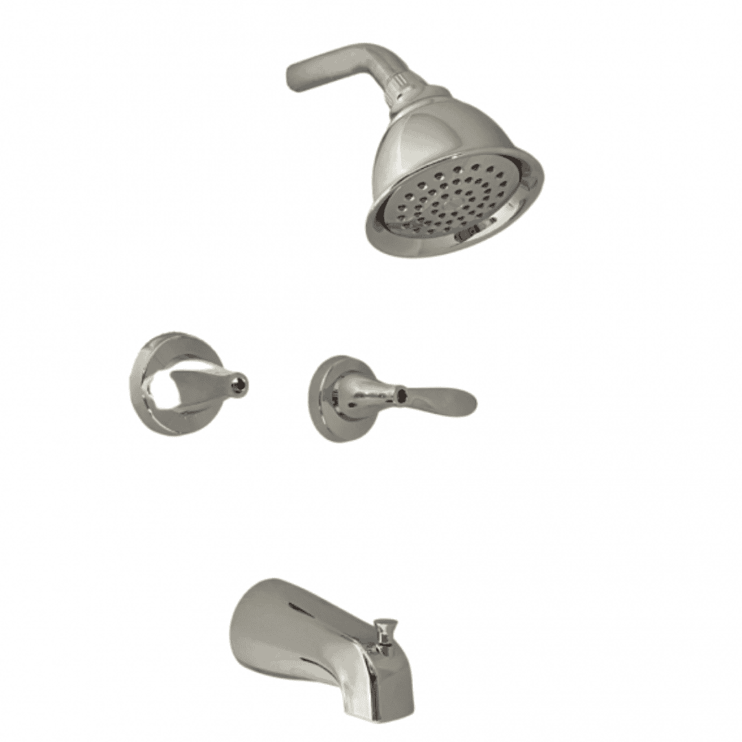 82602 2-Handle 1-Spray Tub and Shower Faucet in Chrome (Valve Included)
