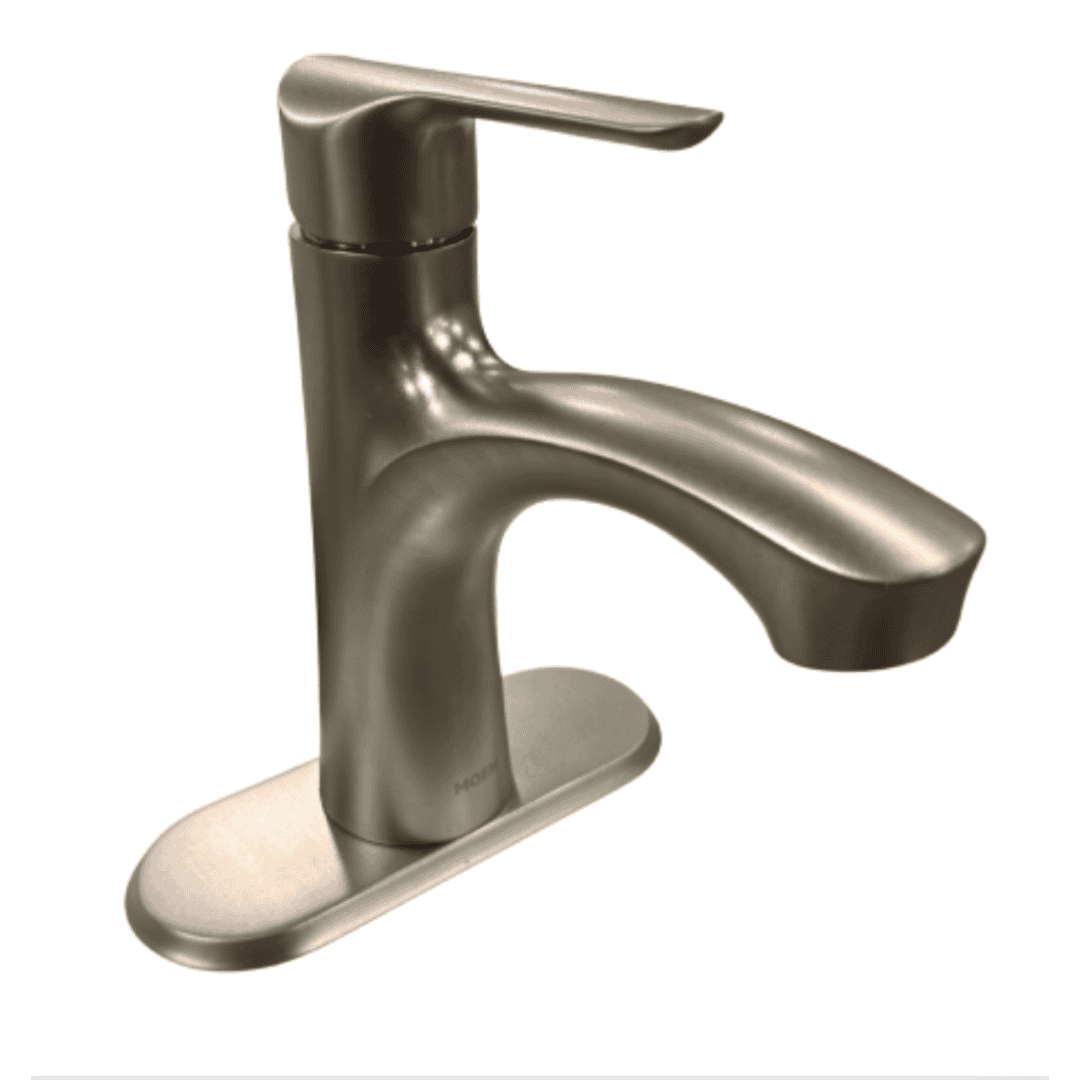 84516SRN Single-Handle Single-Hole Bathroom Faucet in Brushed Nickel