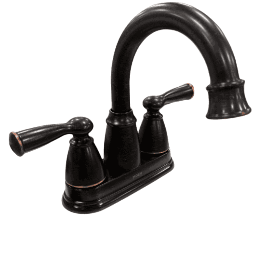 84943BRB 4 in. Centerset Double-Handle Bathroom Faucet in Oil-Rubbed Bronze