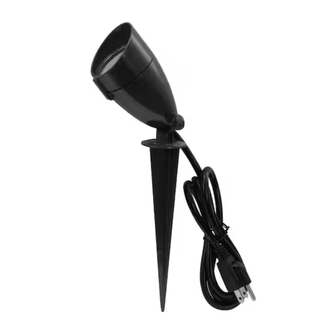 Commercial Electric SPKM-7W02 CE Bronze Line Voltage LED Spike Light with Adjustable lamp head 1-EA