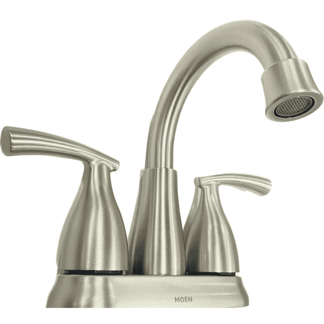 84128SRN 2-Handle 4 in. Centerset Bathroom Faucet in Brushed Nickel