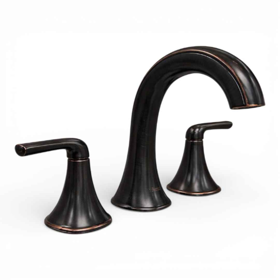 LF-049-LRYY 8-in Widespread Double Handle Bathroom Faucet in Dark Bronze Finish