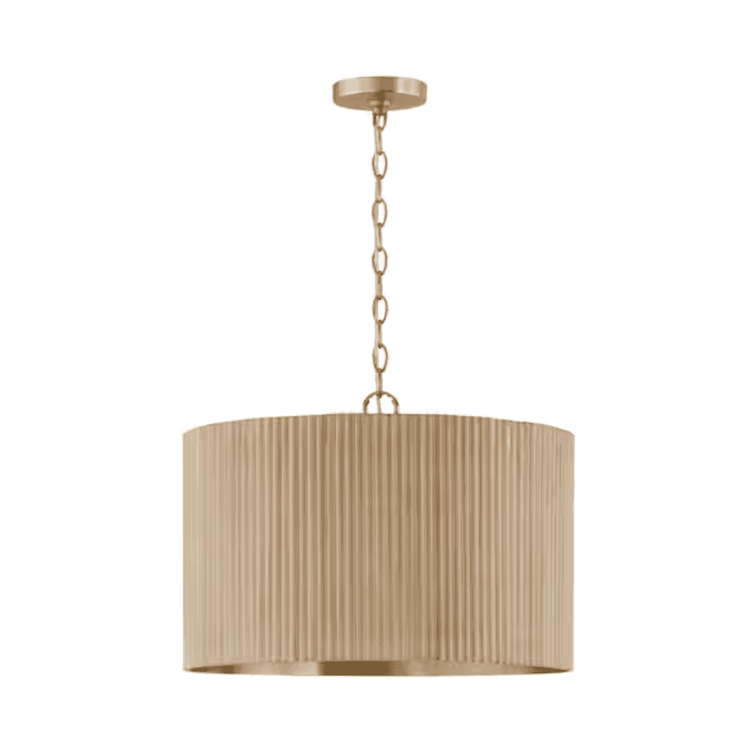 Capital Lighting Fixture Company 350741WS Donovan 60-Watt 3-Light Matte Brass and Handcrafted Mango Wood in White Wash Pendant Light with No Bulbs Included