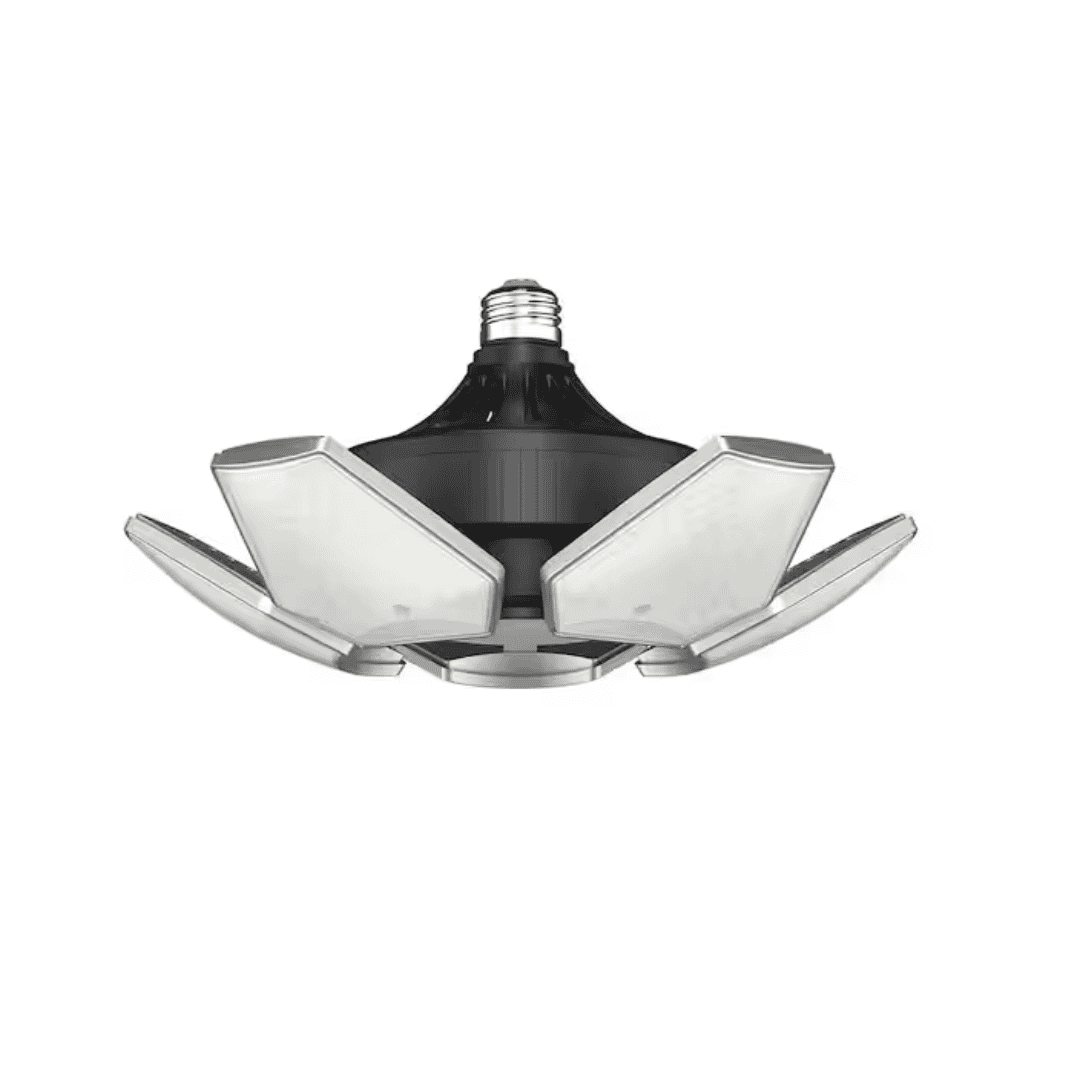 BEYOND BRIGHT BEBRM-PD27 60-Watt Adjustable LED Garage Ceiling Light with 6000 Lumens, 348 LED Bulbs