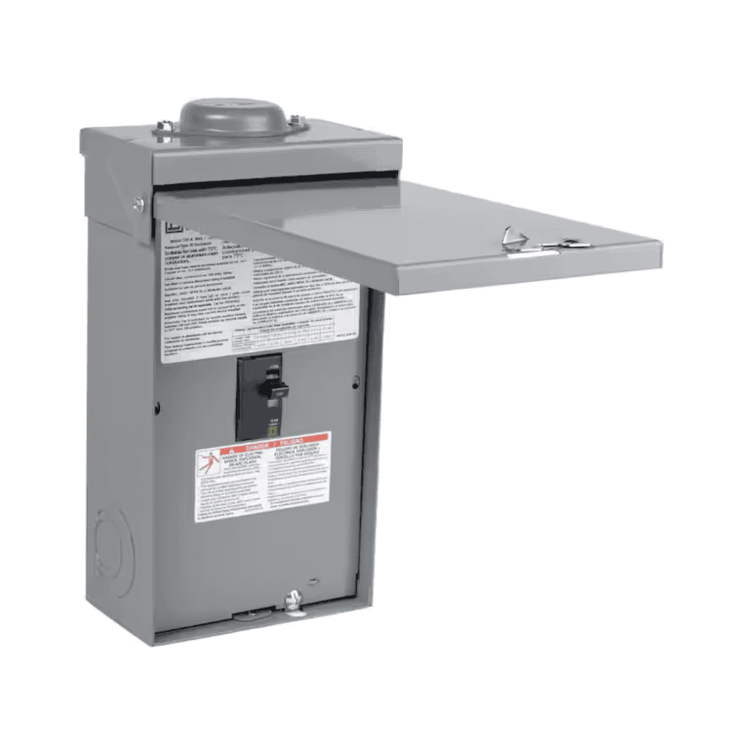 Square D QO2100NRBCP QO 100 Amp 2-Pole Outdoor Circuit Breaker Enclosure with QO2100 Breaker Included