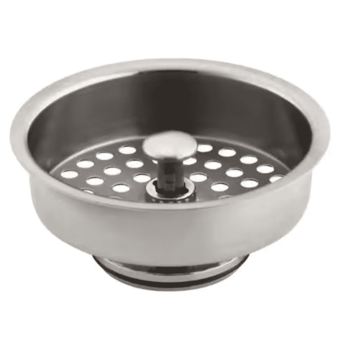 KOHLER K-8803-VS Duostrainer 3.5 in. Basket Strainer in Vibrant Stainless Steel