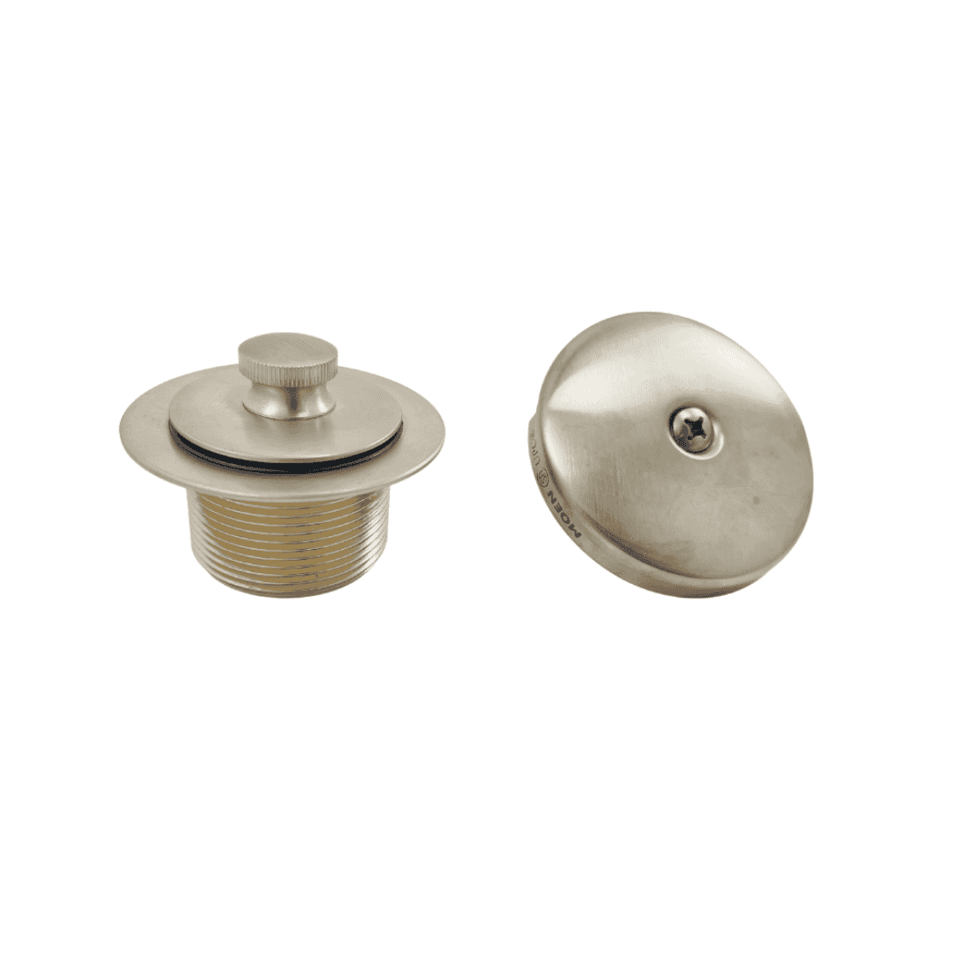 T90331BN Tub and Shower Drain Covers in Brushed Nickel