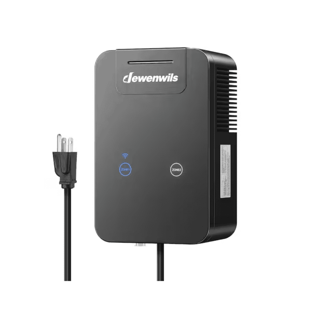 DEWENWILS HTLT05AACAC 300 Watts WiFi Plastic Low Voltage Landscape Lighting Transformer, with 2-Zones for Patio, Pathway, Garden Lights