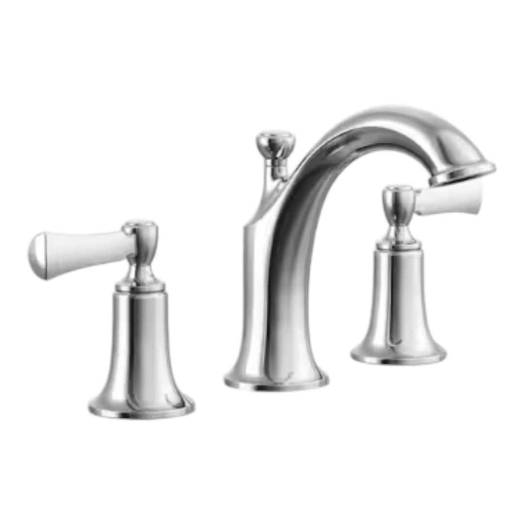 KOHLER K-R72781-4D1-CP Elliston 8 in. Widespread 2-Handle Bathroom Faucet in Polished Chrome