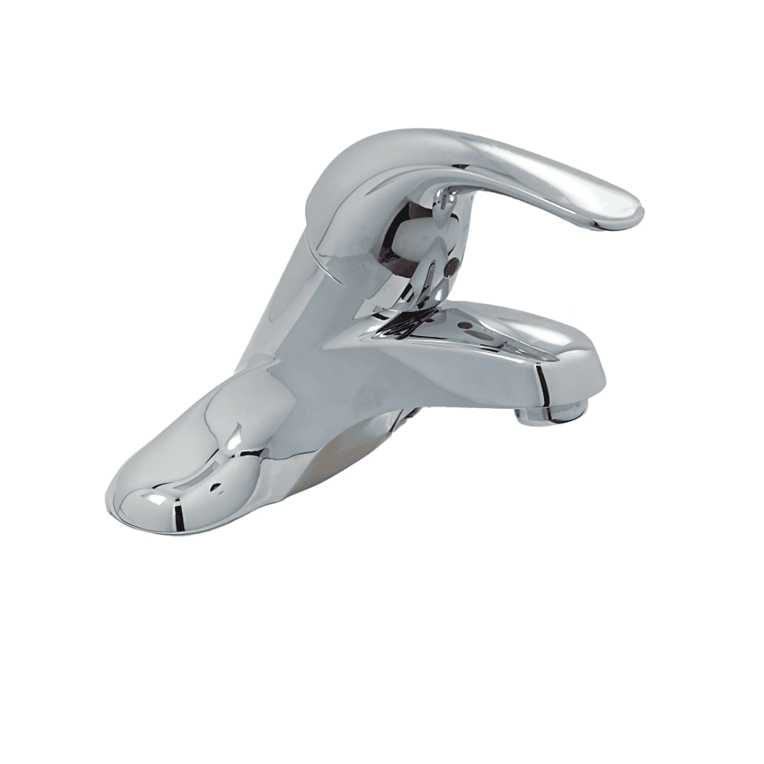 WS84503 4 in. Centerset Single-Handle Low-Arc Bathroom Faucet in Chrome