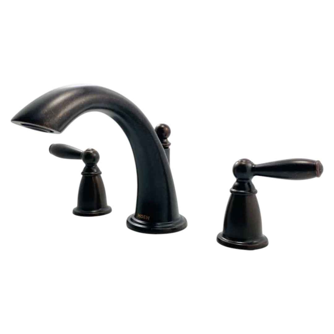 T4943ORB 2-Handle Deck-Mount Roman Tub Faucet Trim Kit in Oil-Rubbed Bronze (Valve Not Included)