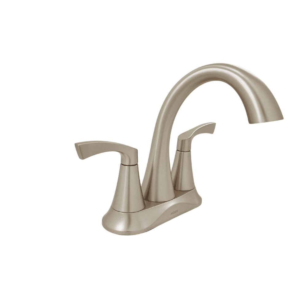 84467SRN 4 in. Centerset 2-Handle Bathroom Faucet in Brushed Nickel
