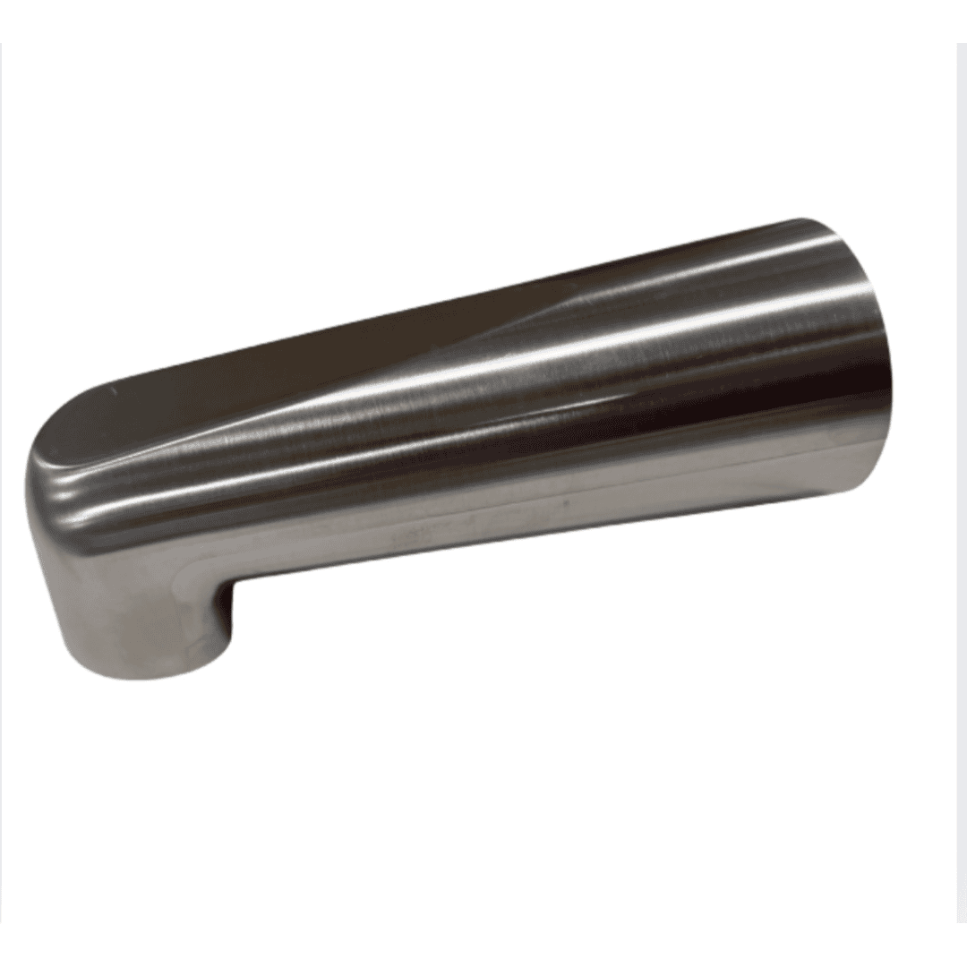 3829BN Non-Diverter Tub Spout with Slip-Fit Connection in Brushed Nickel