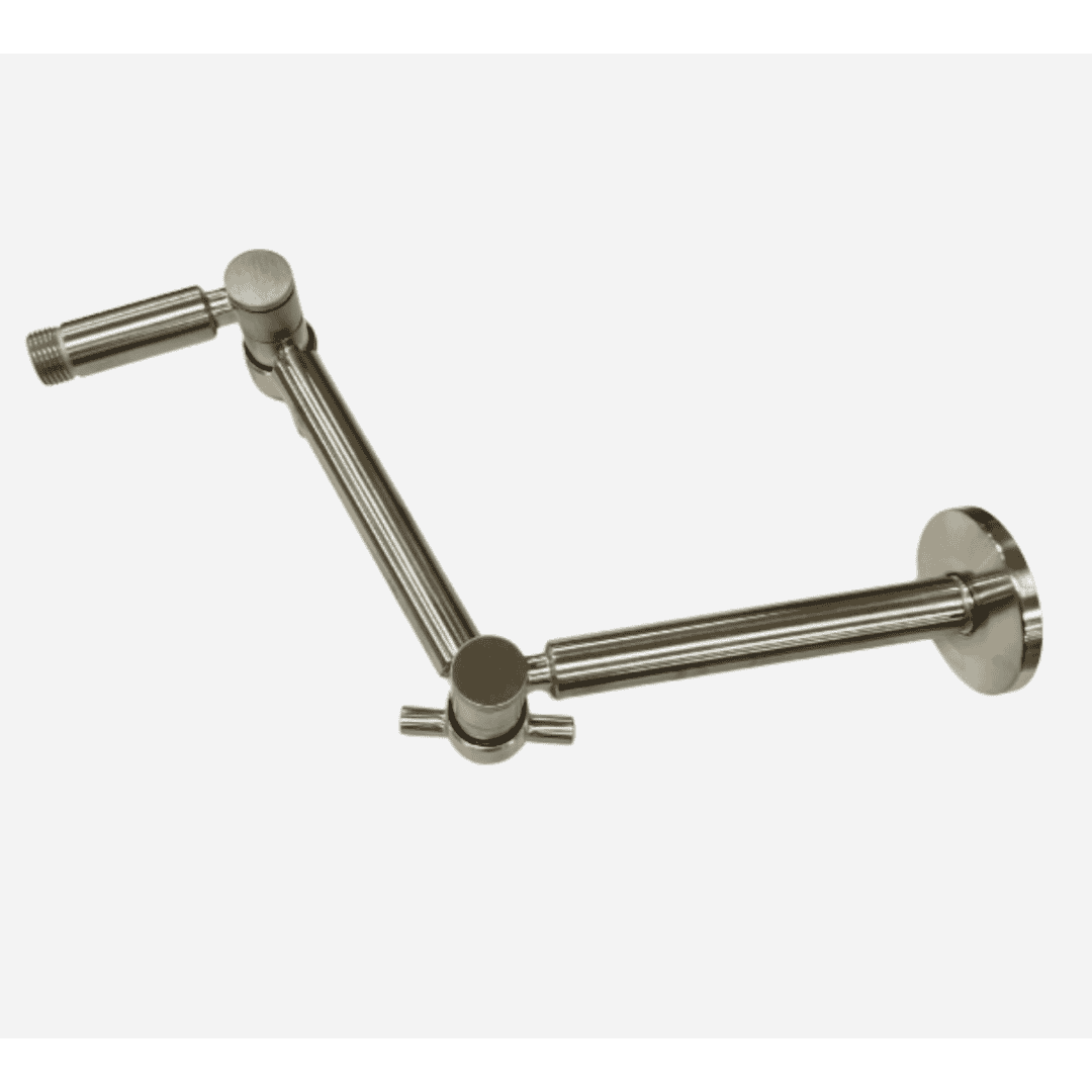S116BN 16 in. Pivoting Adjustable Shower Arm in Brushed Nickel