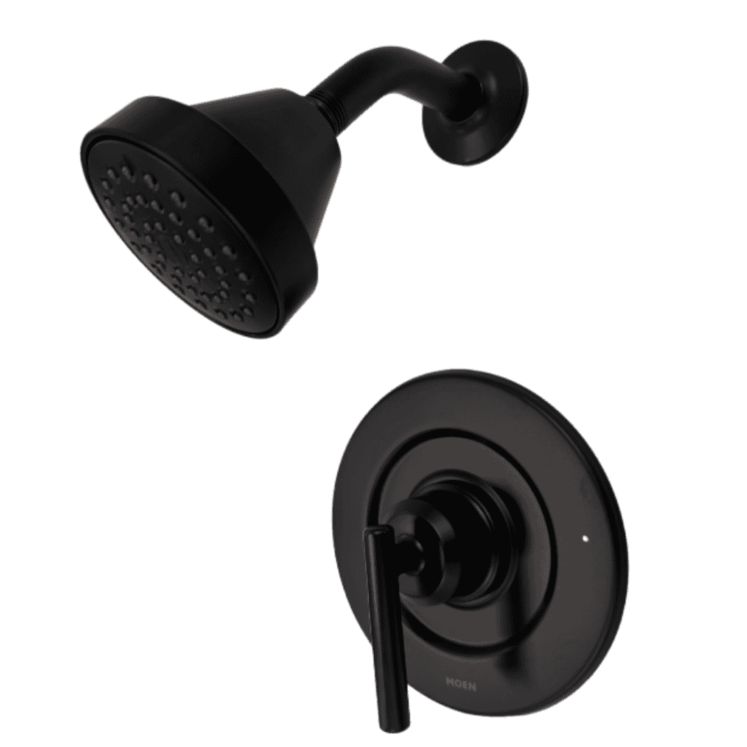 T2902EPBL 1-Handle Pressure-Balancing Shower Only Faucet Trim Kit in Matte Black (Valve Not Included)