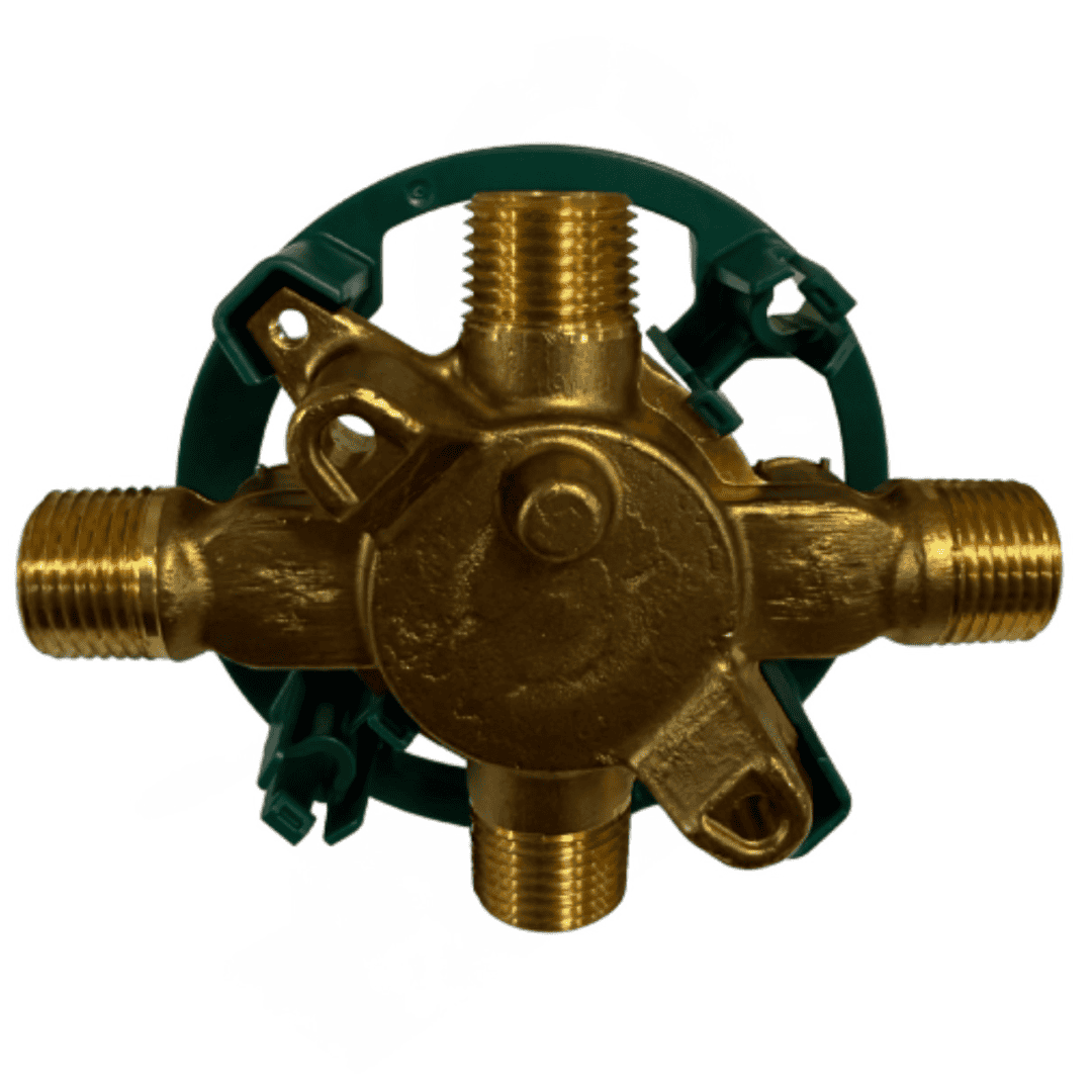 U140CIS 4-Port Tub and Shower Pre-Fabricated Mixing Valve with CC/IPS Connections and Stops