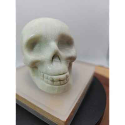 1.14lb Natural Jasper Calcite Skulls Crystal Carving Mixed Stones Healing