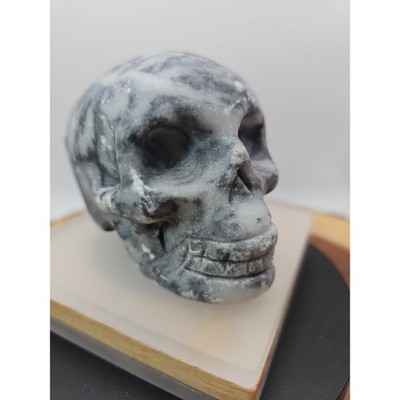 1.20lb Natural Jasper Calcite Skulls Crystal Carving Mixed Stones Healing