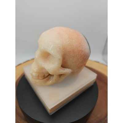 1.56 Natural sunstone Skull Crystal Carving Mixed Stones Healing