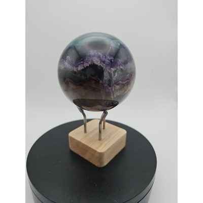 1.5LB Natural Colorful Fluorite Ball Quartz Crystal Energy Sphere crystal