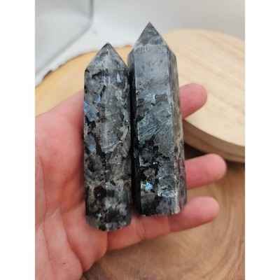 1-pair-larvikite-tower-42lb-3-5in-tall