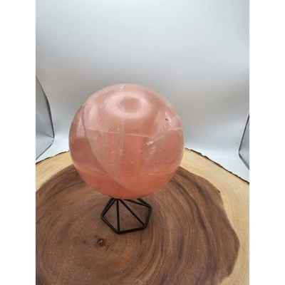 3-85lb-natural-pink-rose-quartz-crystal-sphere-98-107mm-w-stand