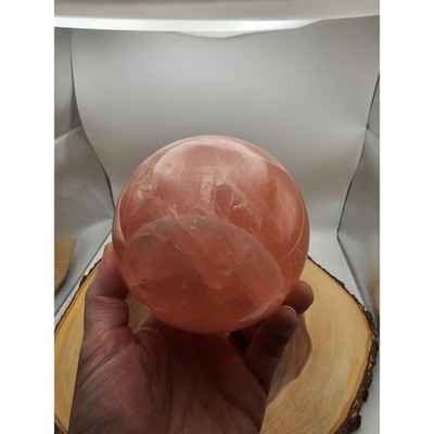 3-85lb-natural-pink-rose-quartz-crystal-sphere-98-107mm-w-stand