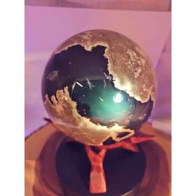 5.83lb Natural Volcanic agate Quartz Magic Crystal Healing Ball Sphere Healing