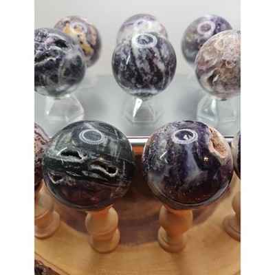 55mm-to-65mm-natural-sphalerite-quartz-crystal-with-stand-1-each