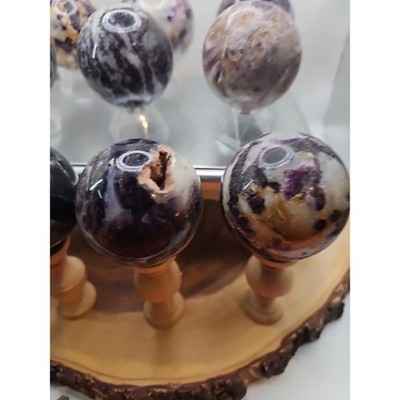 55mm-to-65mm-natural-sphalerite-quartz-crystal-with-stand-1-each