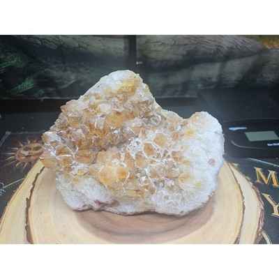 9.1 Lbs Heat Amethyst Crystal