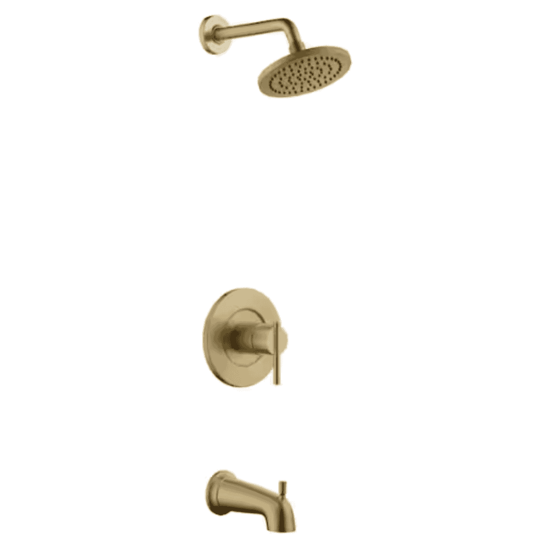 Glacier Bay HD873X-5D4409 Dorind Single-Handle 1-Spray Tub and Shower Faucet in Brushed Gold