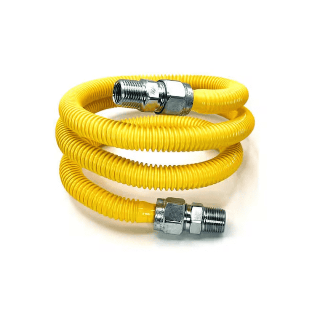 Everbilt EBRC-Y-44-60 1/2 in. MIP x 1/2 in. MIP x 60 in. Gas Connector (5/8 in. OD) (93,200 BTU)