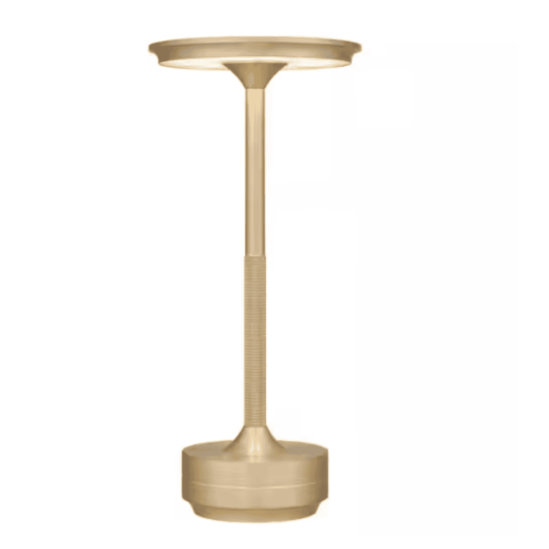 DSI LIGHTING DSHD40400A2 11.25 in. Bronze Gold Cordless Rechargeable LED Indoor/Outdoor Table Lamp