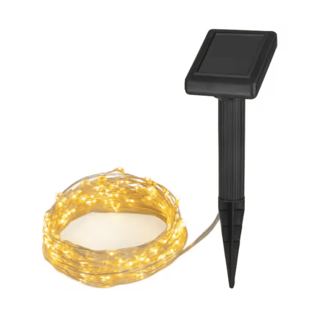 SCO-15F100M-CO 20 ft. 100-LED Integrated LED Solar Copper String Light