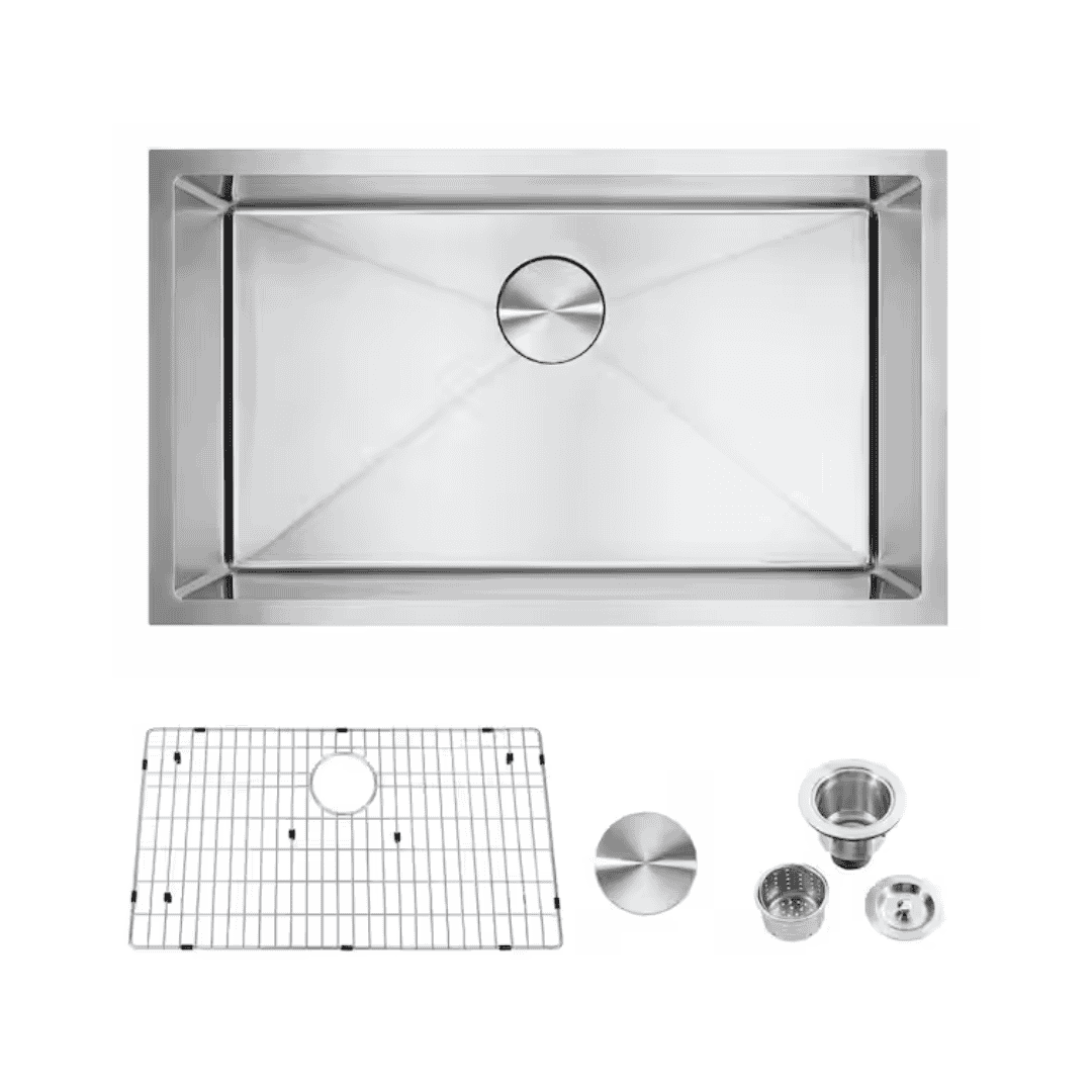 attop-hm301809r10-18-gauge-stainless-steel-30-in-single-bowl-undermount-kitchen-sink-with-bottom-grid