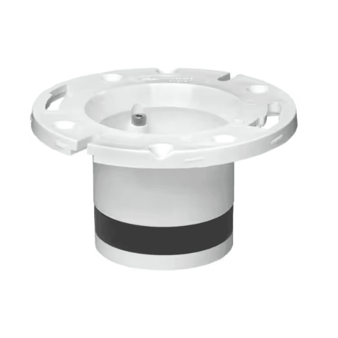 Oatey 43539 4 in. PVC Open Toilet Flange Replacement