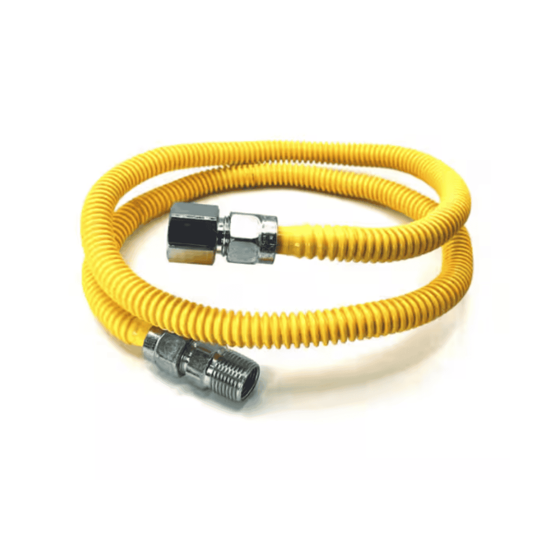 Everbilt EBDC-Y-45-48 1/2 in. FIP x 1/2 in. MIP x 48 in. Gas Connector (1/2 in. OD) (60,500 BTU)